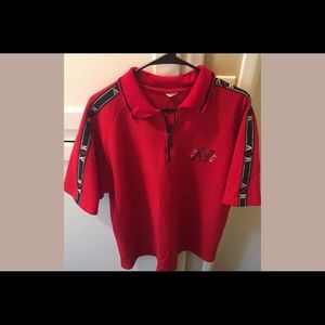 Vintage Nike Air Polo 1/4 Zip Tee Shirt